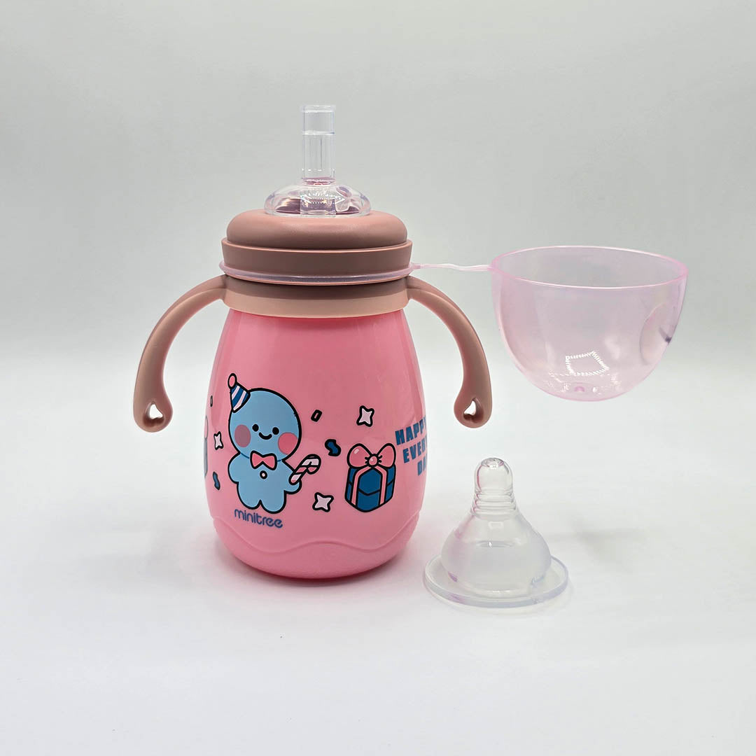 Minitree feeding bottle Wide neck 360ml 2 in one