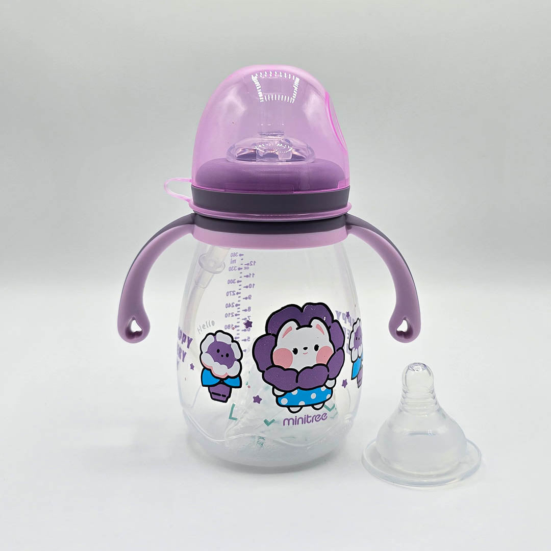 360ml 2-in-1 Wide Neck Feeding Bottle