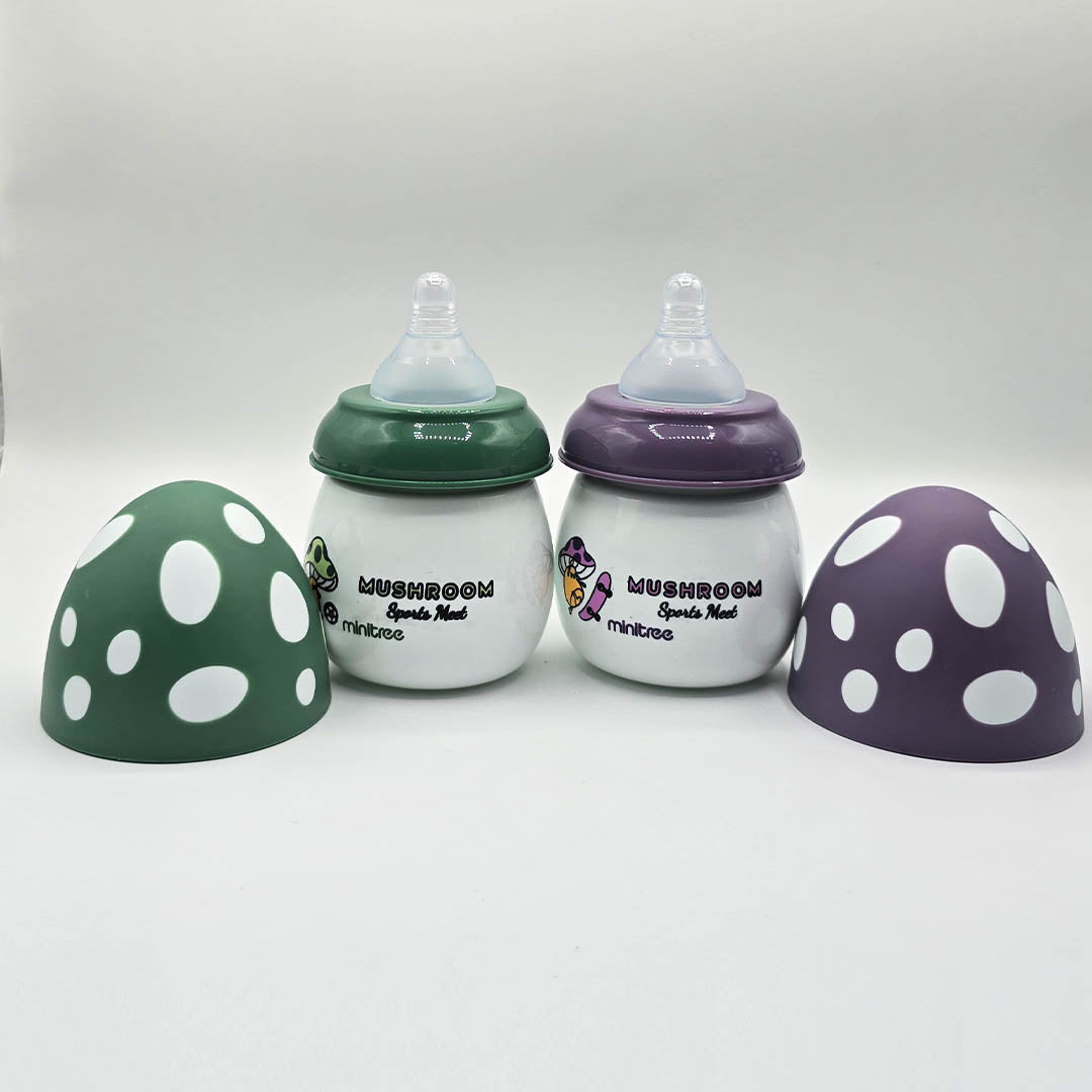Cute Mushroom Baby Bottle – 180ml