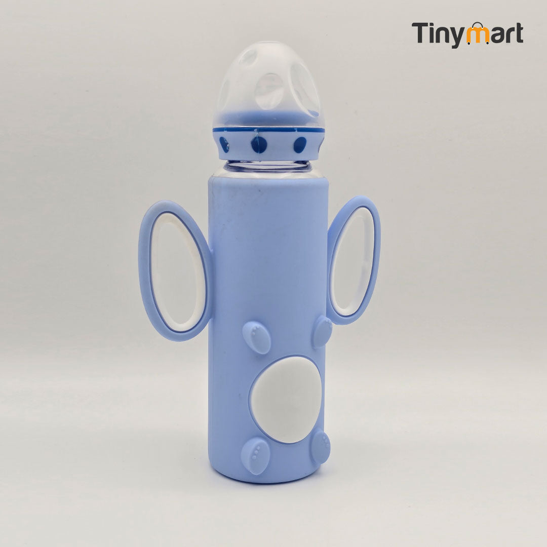 Minitree Glass Feeding Bottle 240ML 9-OZ Standard Neck Nipple