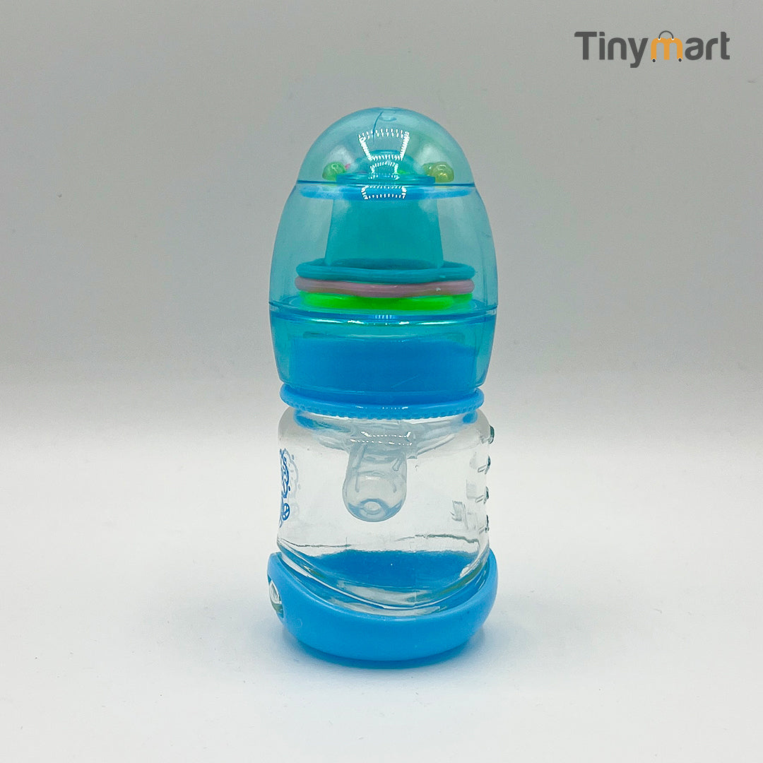 BabyLuck Glass Feeding Bottle 60ML 2-OZ Standard Neck Nipple
