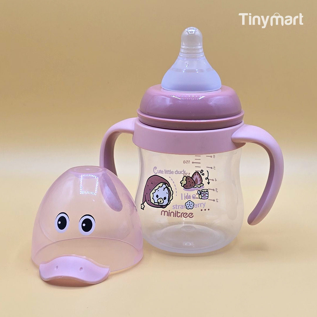 Minitree Feeding Bottle 180ML 6OZ WideNeck Nipple