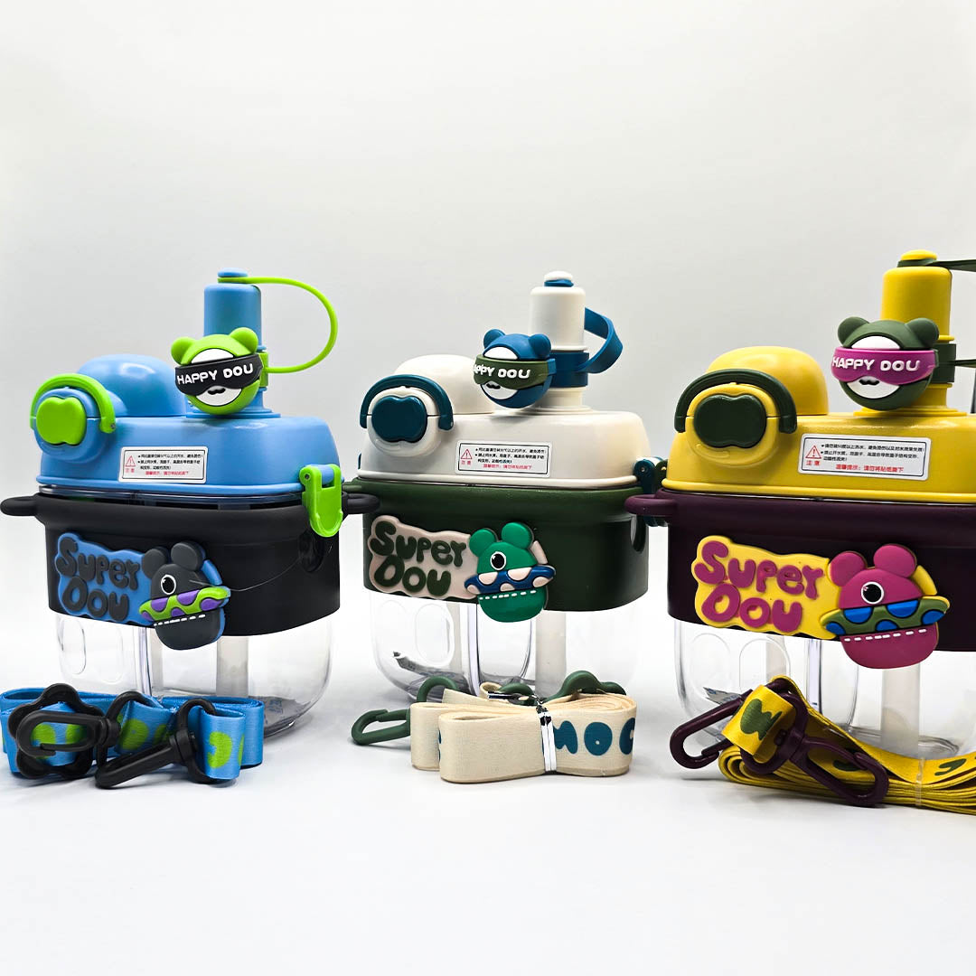 500ML 2-in-1 Kids Bottle β Super Zoo Edition