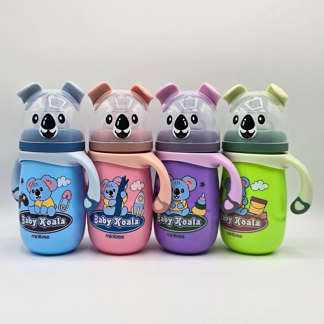 Feeding Bottle 300ml – Wide Neck | Koala Design | With Handles