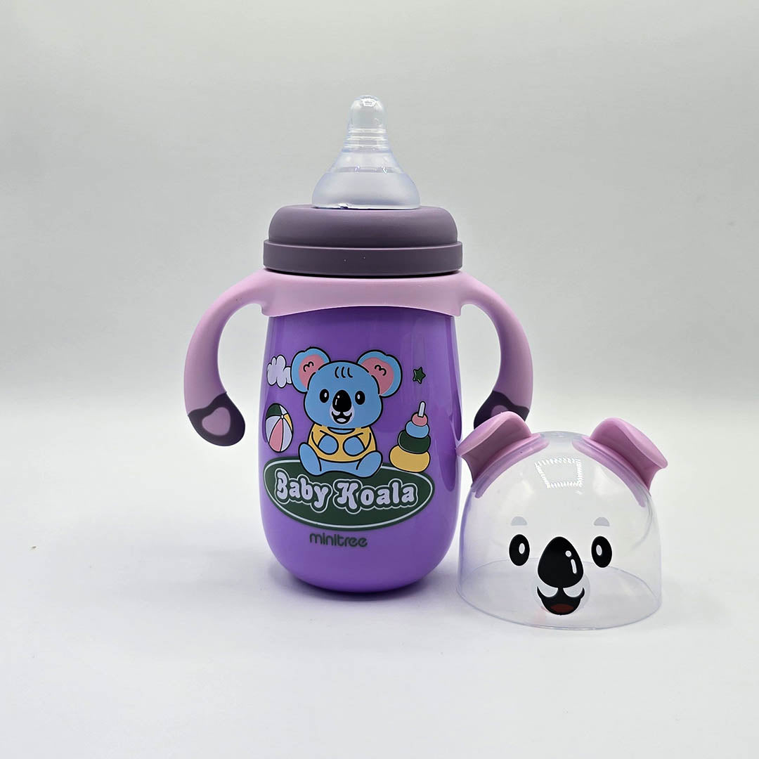 Feeding Bottle 300ml – Wide Neck | Koala Design | With Handles