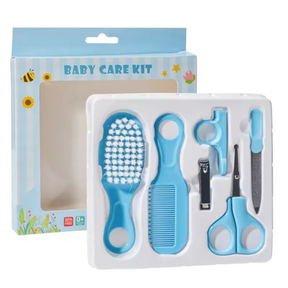 6-in-1 Baby Grooming & Nail Care Set – Blue