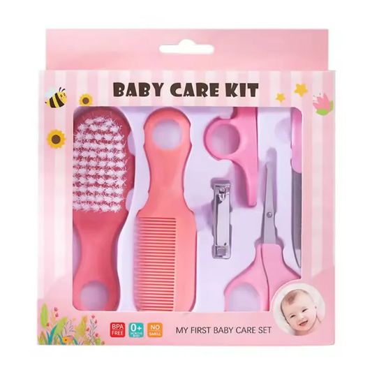 6-in-1 Baby Grooming & Nail Care Set – Blue