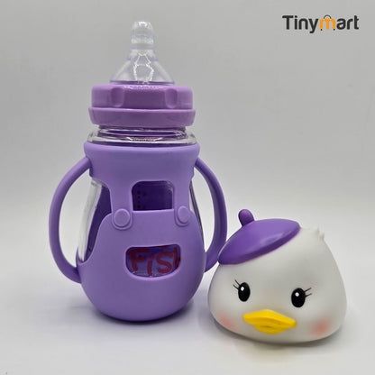 FishBaby Glass Feeding Bottle 240ML 8-OZ Wide Neck
