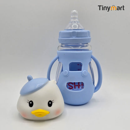 FishBaby Glass Feeding Bottle 240ML 8-OZ Wide Neck