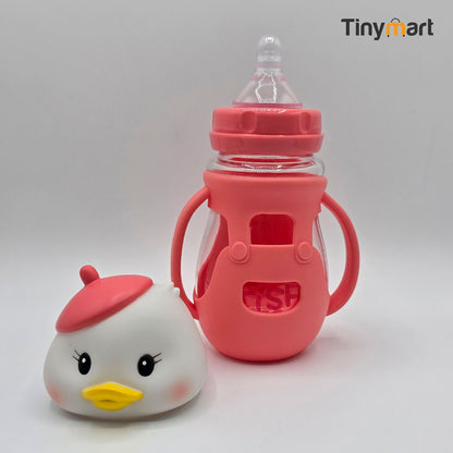 FishBaby Glass Feeding Bottle 240ML 8-OZ Wide Neck