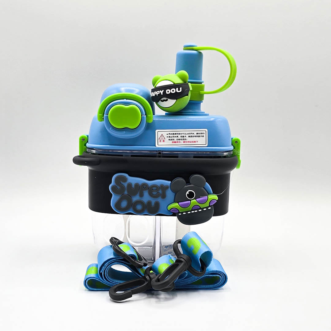 500ML 2-in-1 Kids Bottle – Super Zoo Edition